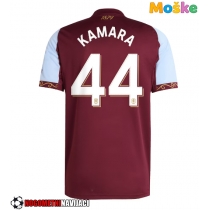 Moške Nogometnih dresov Aston Villa Boubacar Kamara #44 Domači 2025-26 Kratki rokavi